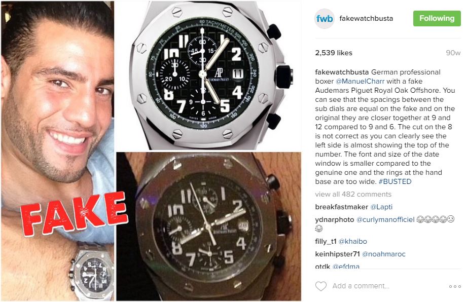 Fake wrist watches
