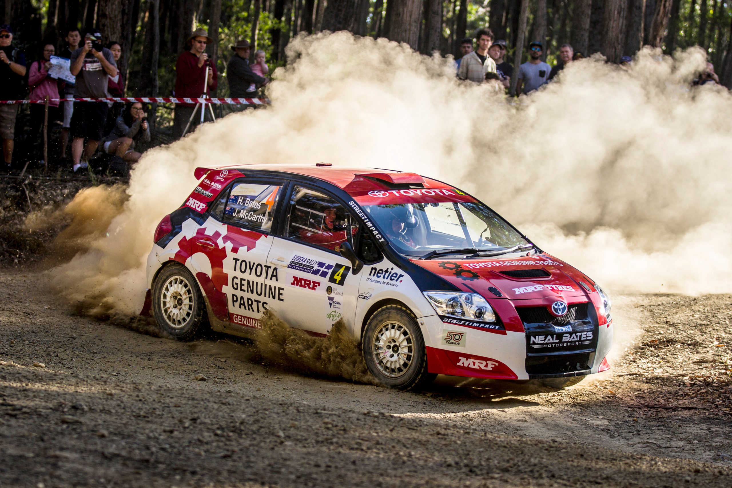 Toyota Genuine Parts Corolla Wins Eureka Rally - Genuine Is Best