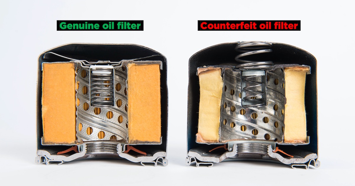 Comparing Counterfeit Parts Examples Report Suspicious Parts - Genuine is best